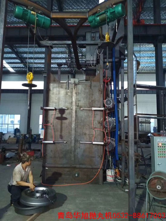 動(dòng)車輪子吊鉤式拋丸機(jī)