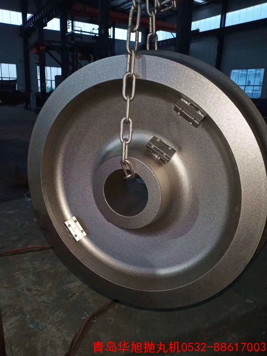 動(dòng)車輪子拋丸除銹效果圖