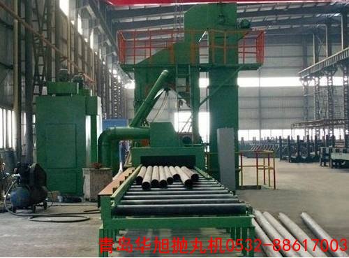 建筑用架子管除銹機混凝土水泥拋丸機