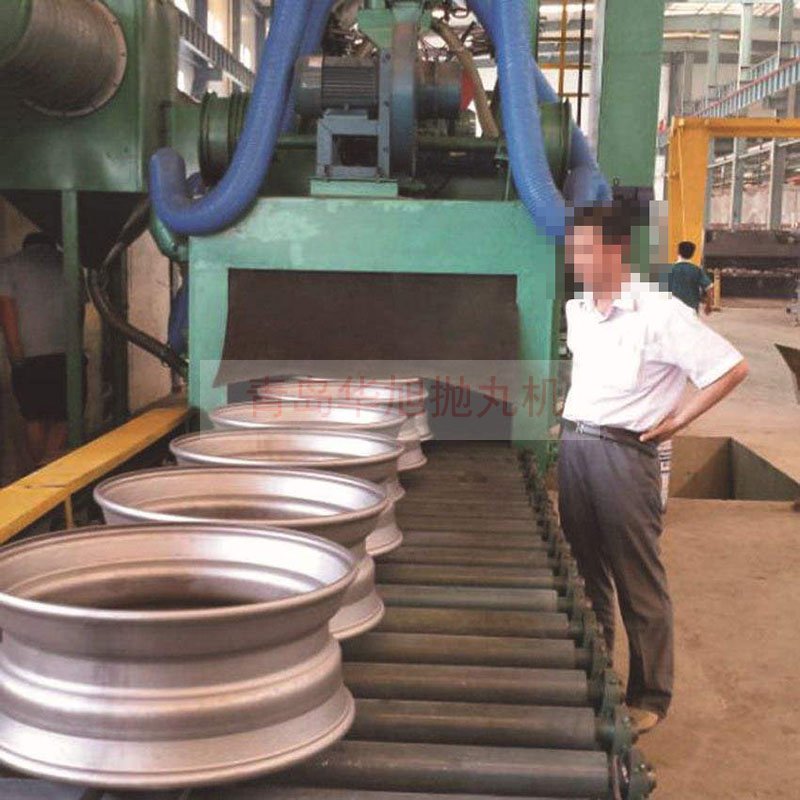 專門用于清理汽車輪圈車架的拋丸設(shè)備