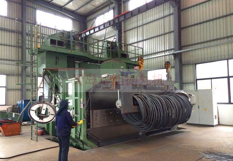 盤圓拋丸清理機(jī)、鋼筋線材拋丸除銹設(shè)備