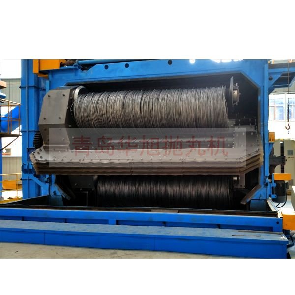 盤圓拋丸清理機(jī)、鋼筋線材拋丸除銹設(shè)備