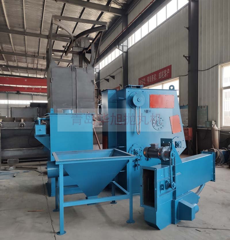 Q3210履帶式拋丸機主機、除塵器、提升機