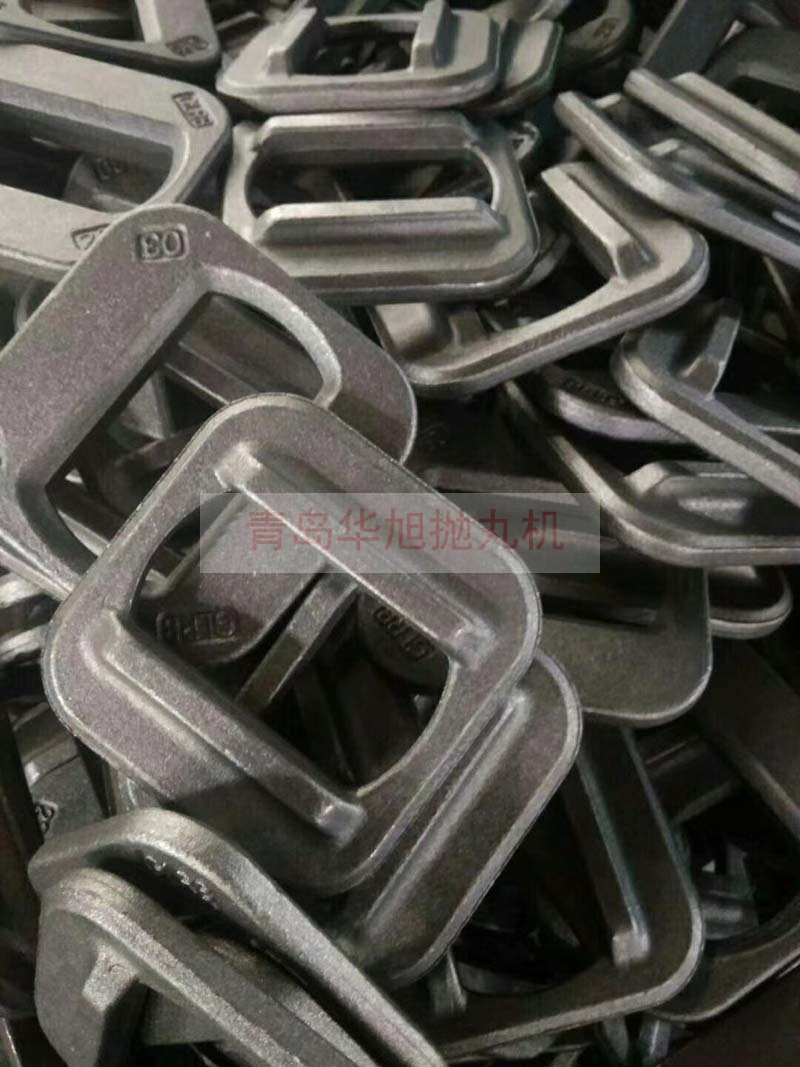 Q3220拋丸機清理工件的效果對比